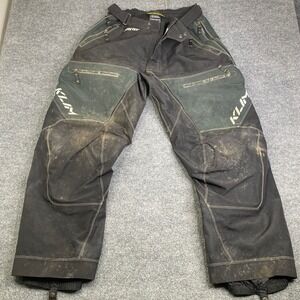 Klim Gore-Tex Cordura Technical Riding Gear Pants Mens Large Black Waterproof